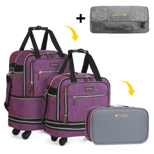Biaggi Zipsak Boost! ขยายที่นั่งใต้ที่นั่งเป็นกระเป๋าถือขึ้นเครื่องได้